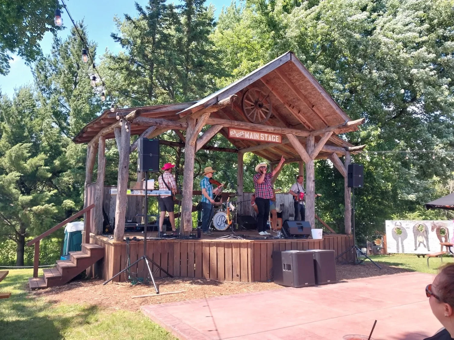 Band performance with full production