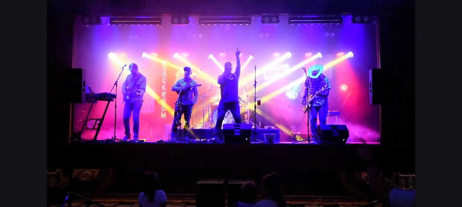 Outdoor festival stage